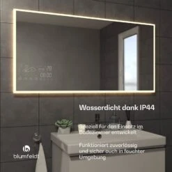 [Wiederverpackt] Infrared Heater | Smart Mirror | Infrarot | 600 W | IP44 -KLarstein Verkaufsgeschäft 10046459 de 0006 usp