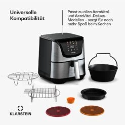 AeroVital Deluxe Color Touch Zubehörset | 6-teilig | Lebensmittelecht -KLarstein Verkaufsgeschäft 10046462 de 0003 usp