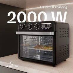 [Gebraucht] Air Glaze Heißluftfritteuse | 2000 Watt | 34 Liter -KLarstein Verkaufsgeschäft 10046474 de 0003 usp 1