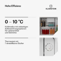 Irene Mini Kühlschrank | Retro | 46L -KLarstein Verkaufsgeschäft 10046479 de 0004 usp