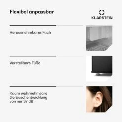 Irene Mini Kühlschrank | Retro | 46L -KLarstein Verkaufsgeschäft 10046479 de 0006 usp