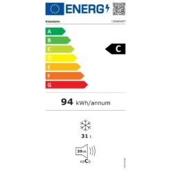 Irene Retro Kühl-/Gefrierschrank | 31 Liter -KLarstein Verkaufsgeschäft 10046487 energy label