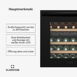 Vinsider 30 Built-In Duo Einbau-Weinschrank -KLarstein Verkaufsgeschäft 10046491 de 0002 usp 1