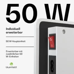 [Wiederverpackt] DryWave Infrarot-Wandtrockner | 50 W | Trocknet Farbe Und Putz -KLarstein Verkaufsgeschäft 10046529 de 0003 usp