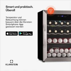 Coachella 65 Smart Getränkekühlschrank Mit Glastür 60 Liter 12 Coachella 65 Smart Getränkekühlschrank Mit Glastür 60 Liter -KLarstein Verkaufsgeschäft 10046570 de 0003 usp
