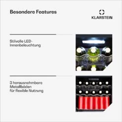 Coachella 65 Smart Getränkekühlschrank Mit Glastür 60 Liter 14 Coachella 65 Smart Getränkekühlschrank Mit Glastür 60 Liter -KLarstein Verkaufsgeschäft 10046570 de 0005 usp