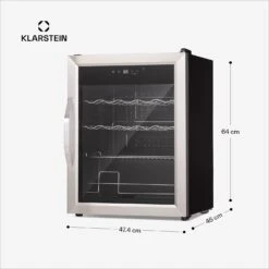 Coachella 65 Smart Getränkekühlschrank Mit Glastür 60 Liter 16 Coachella 65 Smart Getränkekühlschrank Mit Glastür 60 Liter -KLarstein Verkaufsgeschäft 10046570 yy 0011 dimensions
