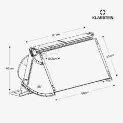 Swift Square 60 Dunstabzugshaube -KLarstein Verkaufsgeschäft 10046589 yy 0011 dimensions