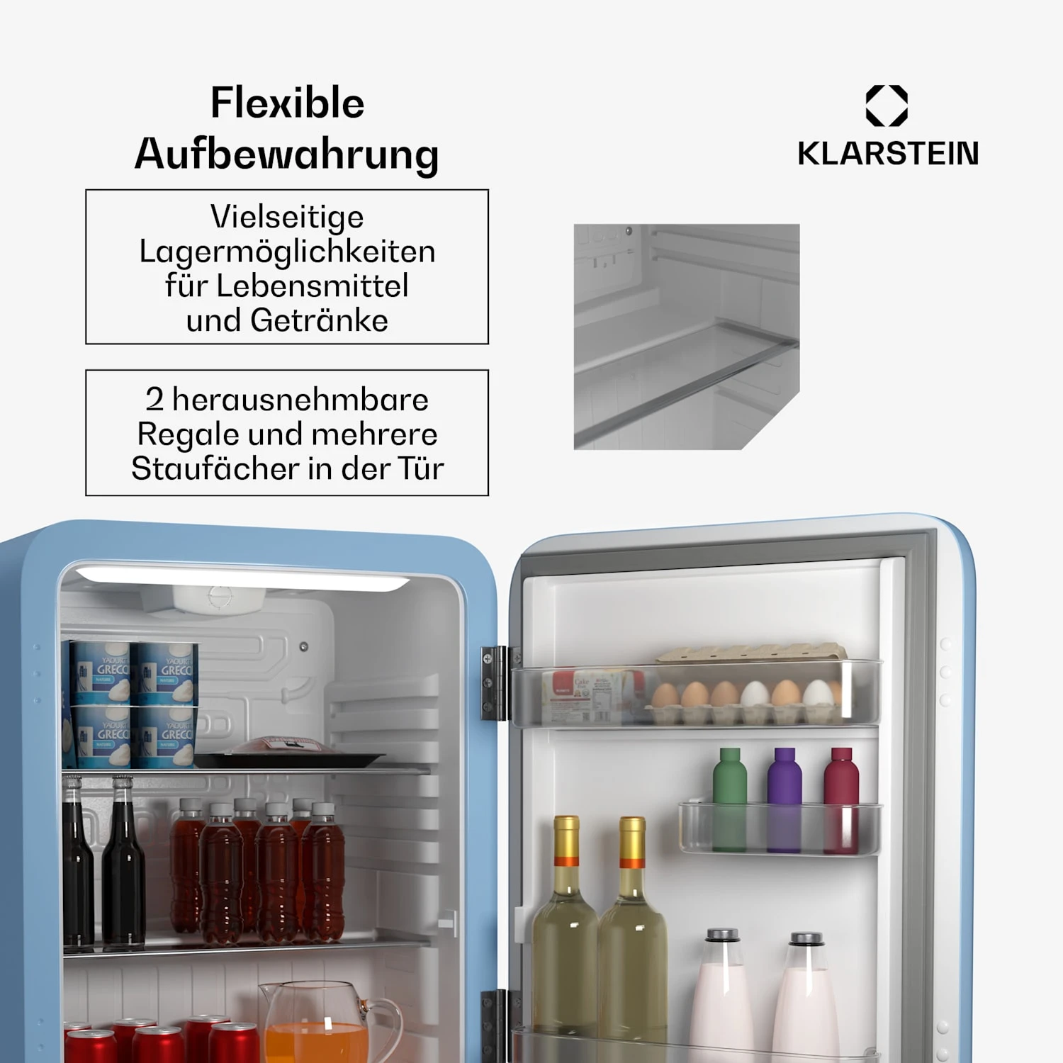 Audrey Evo Mini Kühlschrank | 68L 7 Audrey Evo Mini Kühlschrank | 68L – Bild 5