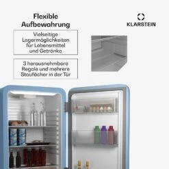 Audrey Evo Mini Kühlschrank | 90L -KLarstein Verkaufsgeschäft 10046627 de 0005 usp