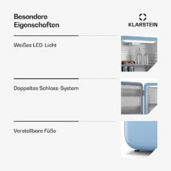 Audrey Evo Kühlschrank | 112L | Retro-Design 15 Audrey Evo Kühlschrank | 112L | Retro-Design -KLarstein Verkaufsgeschäft 10046630 de 0006 usp