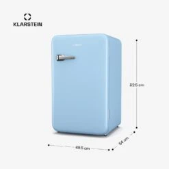 Audrey Evo Kühlschrank | 112L | Retro-Design 16 Audrey Evo Kühlschrank | 112L | Retro-Design -KLarstein Verkaufsgeschäft 10046630 yy 0011 dimensions