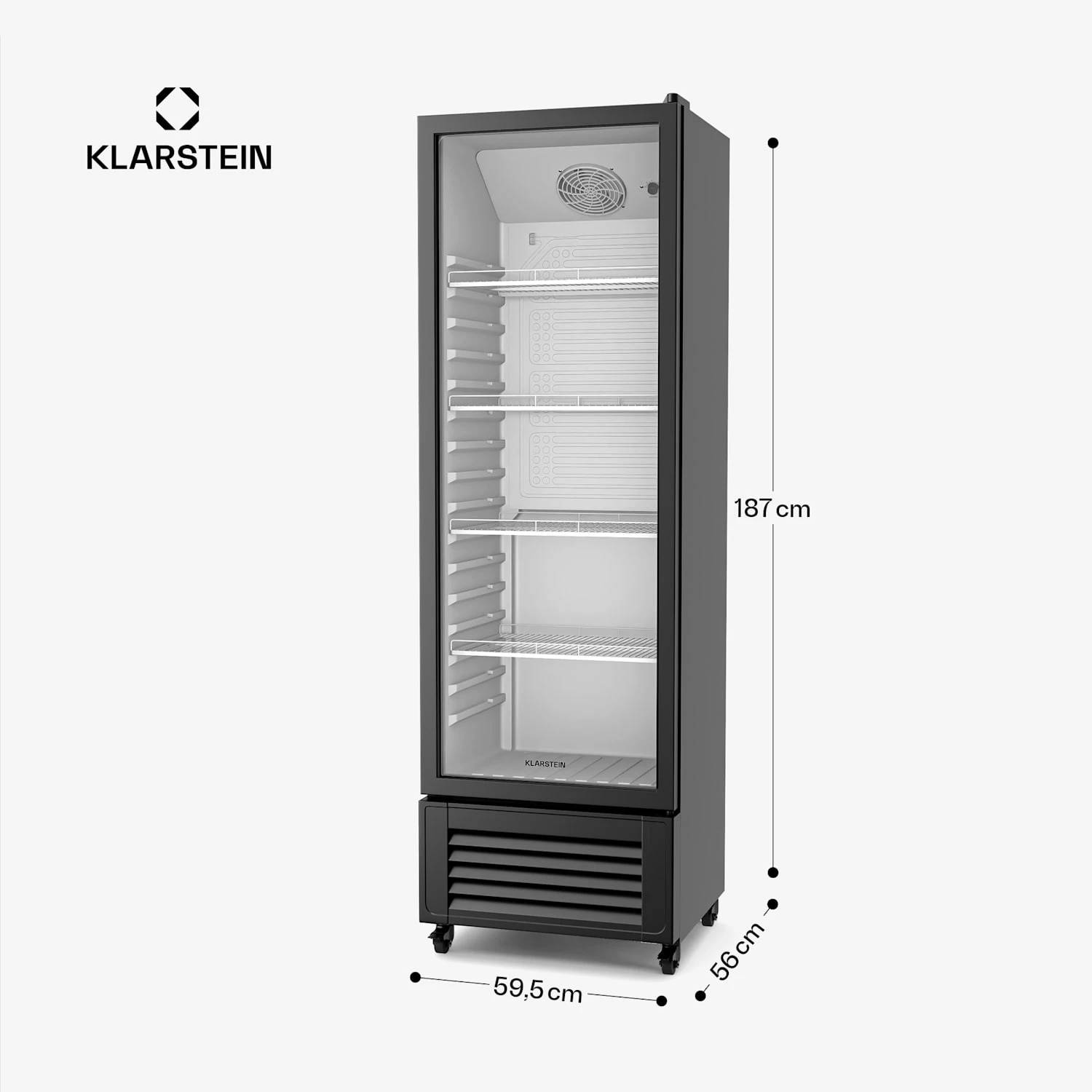 GrandCooler Getränkekühlschrank Mit Glastür | 306 L 9 GrandCooler Getränkekühlschrank Mit Glastür | 306 L – Bild 7