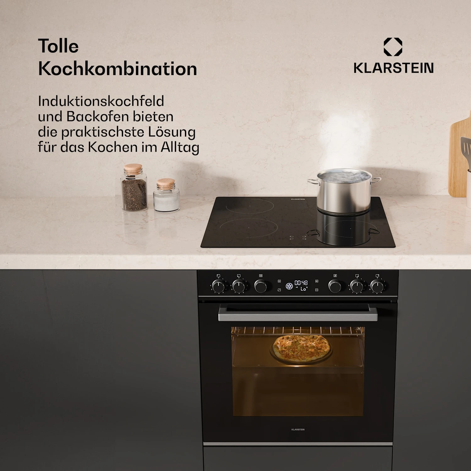 ControlSync Backofen & Induktionskochfeld Set | 9 Funktionen 4 ControlSync Backofen & Induktionskochfeld Set | 9 Funktionen – Bild 2