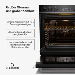 ControlSync Backofen & Induktionskochfeld Set | 9 Funktionen 12 ControlSync Backofen & Induktionskochfeld Set | 9 Funktionen -KLarstein Verkaufsgeschäft 10046694 de 0003 usp