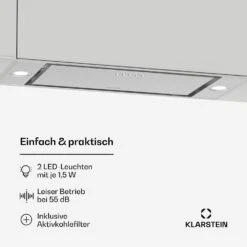 TurboMax 75 Dunstabzugshaube 15 TurboMax 75 Dunstabzugshaube -KLarstein Verkaufsgeschäft 10046714 de 0006 usp