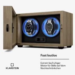 Brienz 2 Uhrenbeweger | 2 Uhren -KLarstein Verkaufsgeschäft 10046736 de 0004 usp