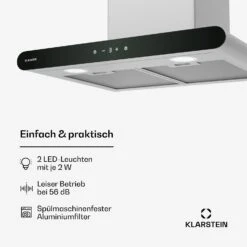 CurveVent Dunstabzugshaube | 60 Cm -KLarstein Verkaufsgeschäft 10046743 de 0006 usp