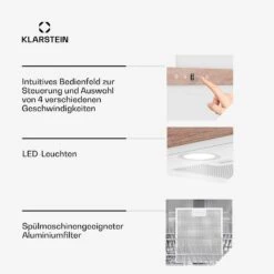 [Wiederverpackt] ZenFusion T Dunstabzugshaube -KLarstein Verkaufsgeschäft 10046763 de 0006 usp