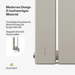 Blumfeldt Ontario Heizkörper 120x30 612 W Leistung -KLarstein Verkaufsgeschäft 10046798 de 0004 usp