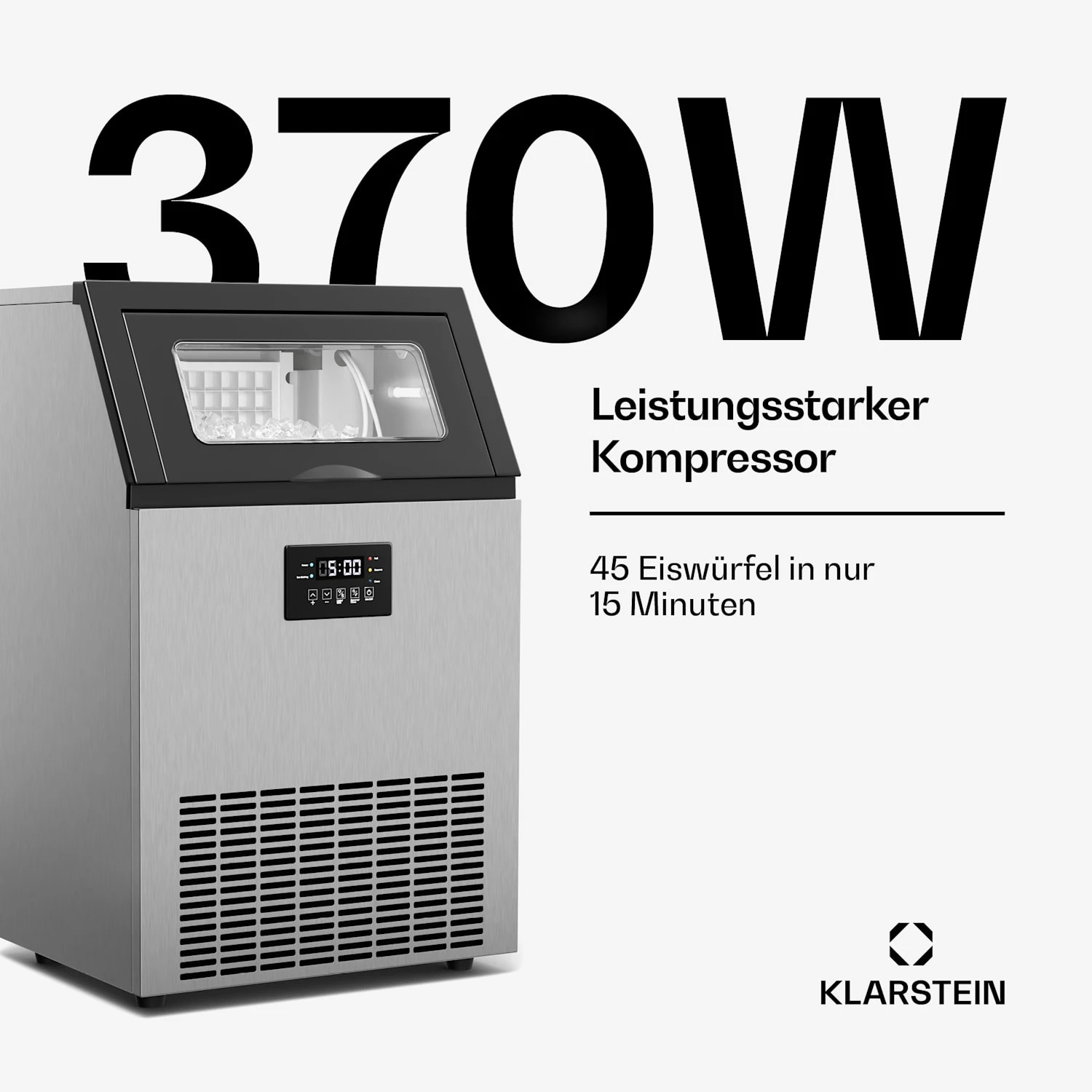 Industrieller Eiswürfelbereiter Glacial 45 Kg 7 Industrieller Eiswürfelbereiter Glacial 45 Kg – Bild 5
