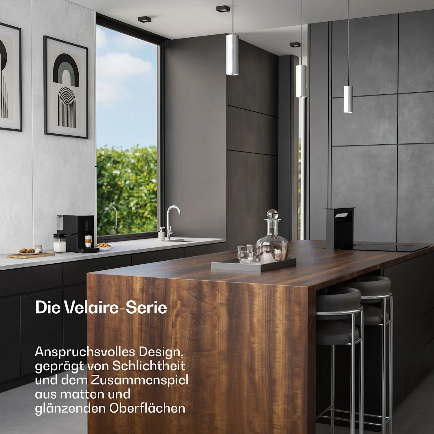 Velaire 20bar 1350W Kaffeevollautomat Schwarz 4 Velaire 20bar 1350W Kaffeevollautomat Schwarz – Bild 2