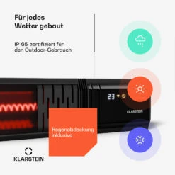 Phantom Infrarotheizung Für Die Wand | 2000 W | 15 M² | 84 X 10 Cm 13 Phantom Infrarotheizung Für Die Wand | 2000 W | 15 M² | 84 X 10 Cm -KLarstein Verkaufsgeschäft 10047606 de 0005 usp
