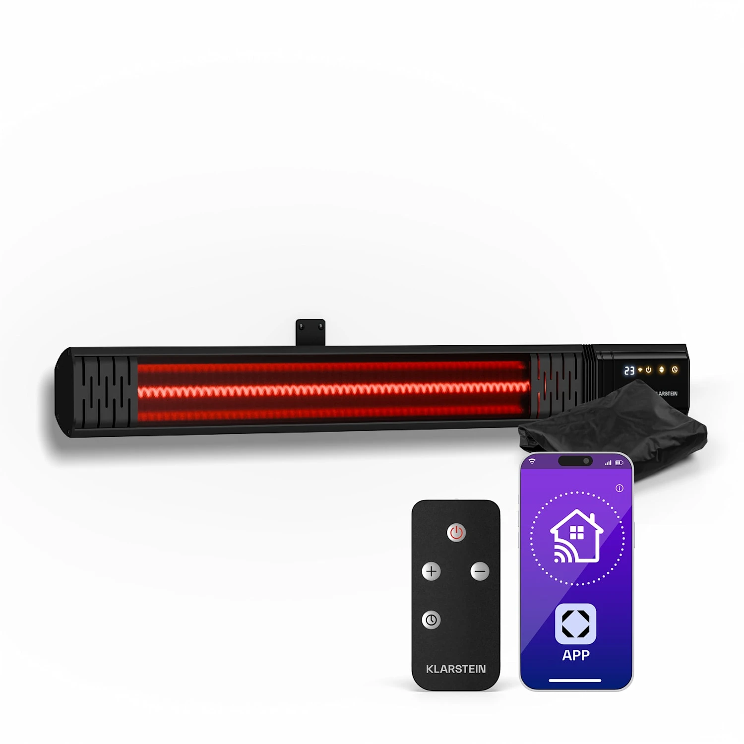 Phantom Infrarotheizung Für Die Wand | 2000 W | 15 M² | 84 X 10 Cm 3 Phantom Infrarotheizung Für Die Wand | 2000 W | 15 M² | 84 X 10 Cm