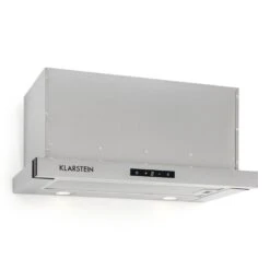 Vinea Dunstabzugshaube Umluftset -KLarstein Verkaufsgeschäft 60002221 yy 0004 titel Klarstein Vinea Unterbau Dunstabzugshaube silber