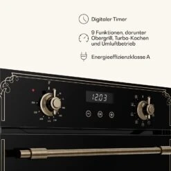 Victoria Glaskeramik-Kochfeld + Schmaler Backofen | 45 Cm 17 Victoria Glaskeramik-Kochfeld + Schmaler Backofen | 45 Cm -KLarstein Verkaufsgeschäft 60003304 de 0004 usp