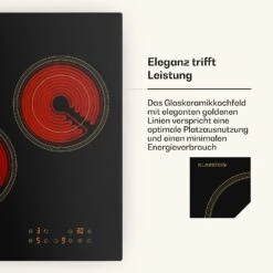Victoria Glaskeramik-Kochfeld + Schmaler Backofen | 45 Cm 21 Victoria Glaskeramik-Kochfeld + Schmaler Backofen | 45 Cm -KLarstein Verkaufsgeschäft 60003304 de 0008 usp