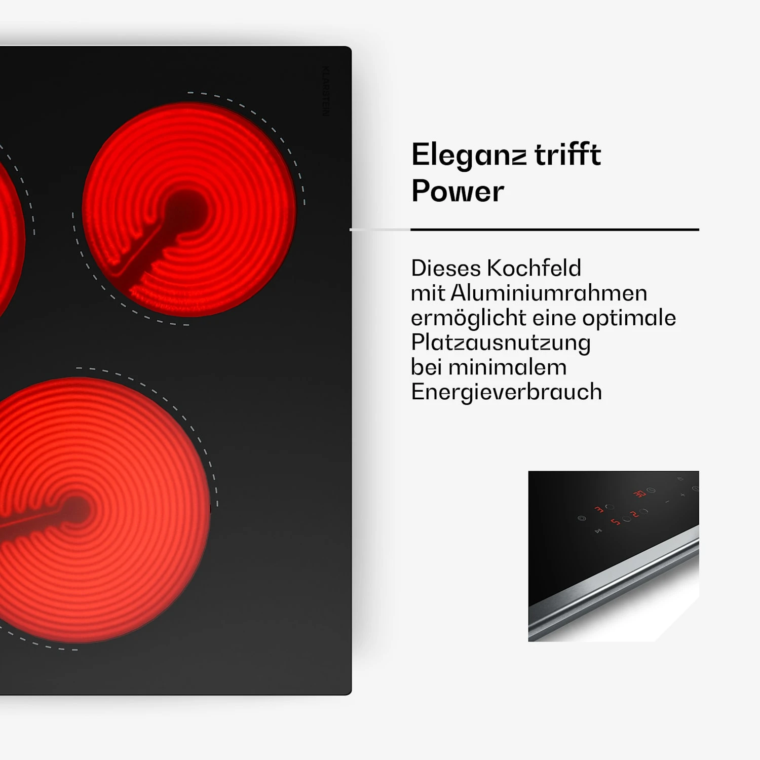 Verosteel Glaskeramik-Kochfeld + Verosteel Kopffreihaube | 45 Cm 11 Verosteel Glaskeramik-Kochfeld + Verosteel Kopffreihaube | 45 Cm – Bild 9