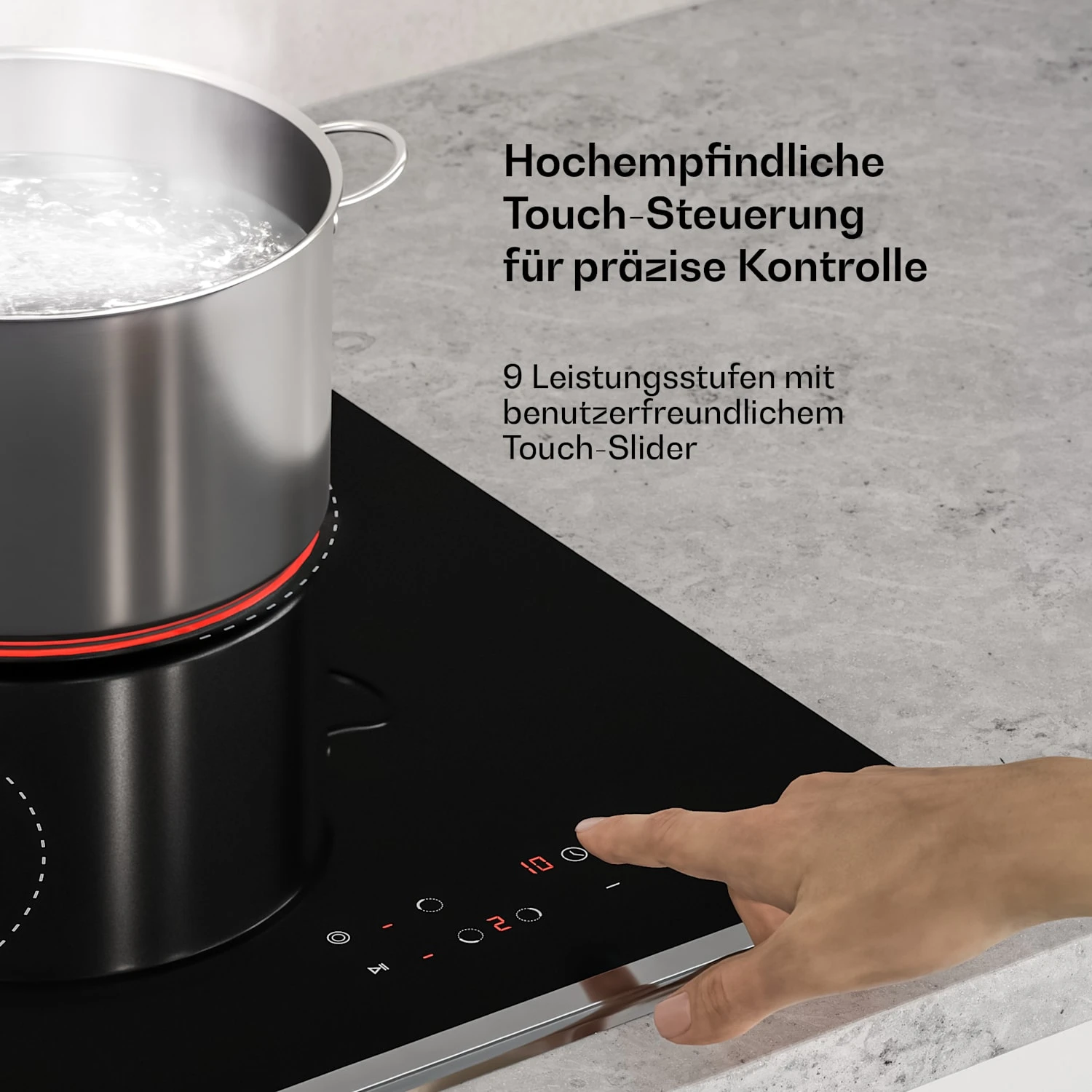 Verosteel Glaskeramik-Kochfeld + Verosteel Kopffreihaube | 45 Cm 12 Verosteel Glaskeramik-Kochfeld + Verosteel Kopffreihaube | 45 Cm – Bild 10