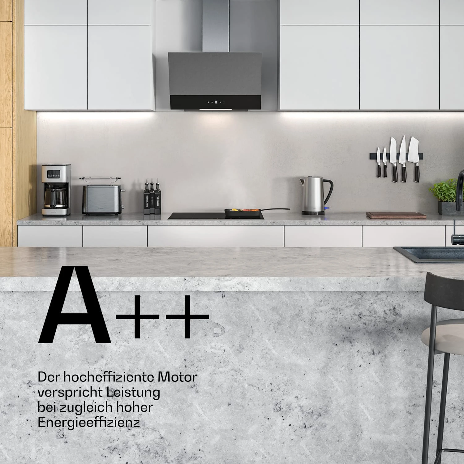 Verosteel Induktionskochfeld + Verosteel Kopffreihaube | 60 Cm 6 Verosteel Induktionskochfeld + Verosteel Kopffreihaube | 60 Cm – Bild 4