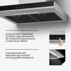 Verosteel Induktionskochfeld + Abzugshaube | 60 cm -KLarstein Verkaufsgeschäft 60003308 de 0007 usp