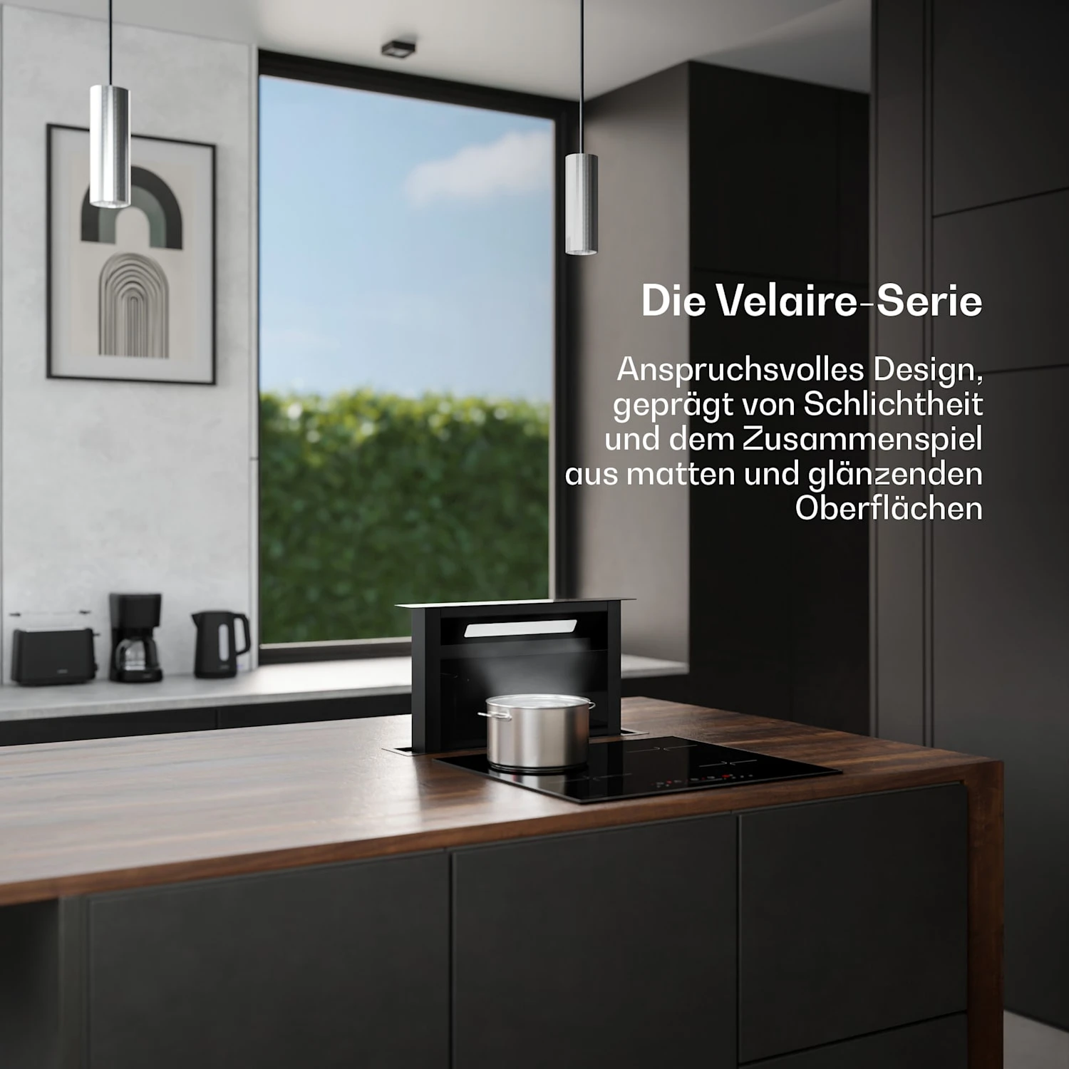 Velaire Induktionskochfeld + Velaire Kochfeldabzug | 60 Cm 4 Velaire Induktionskochfeld + Velaire Kochfeldabzug | 60 Cm – Bild 2