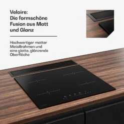 Velaire Induktionskochfeld + Velaire Kochfeldabzug | 60 Cm 19 Velaire Induktionskochfeld + Velaire Kochfeldabzug | 60 Cm -KLarstein Verkaufsgeschäft 60003311 de 0006 usp