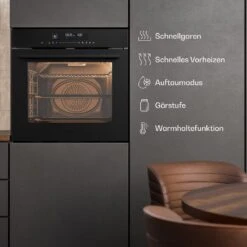 Velaire Induktionskochfeld Einbaubackofen Teleskop-Abzugshaube | 60 Cm -KLarstein Verkaufsgeschäft 60003314 de 0005 usp