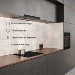 Velaire Induktionskochfeld Einbaubackofen Teleskop-Abzugshaube | 60 Cm -KLarstein Verkaufsgeschäft 60003314 de 0008 usp