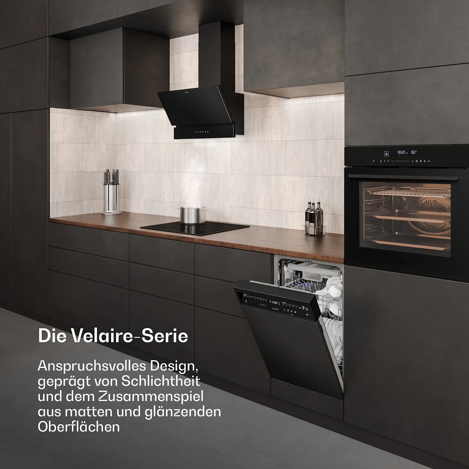Velaire Induktionskochfeld Kochfeldabzug Einbaubackofen Kopffreihaube 4 Velaire Induktionskochfeld Kochfeldabzug Einbaubackofen Kopffreihaube – Bild 2