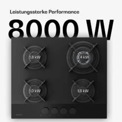 Velaire Gaskochfeld + Kaminhaube | Minimalistisch & Elegant | 60 Cm 16 Velaire Gaskochfeld + Kaminhaube | Minimalistisch & Elegant | 60 Cm -KLarstein Verkaufsgeschäft 60003316 de 0003 usp