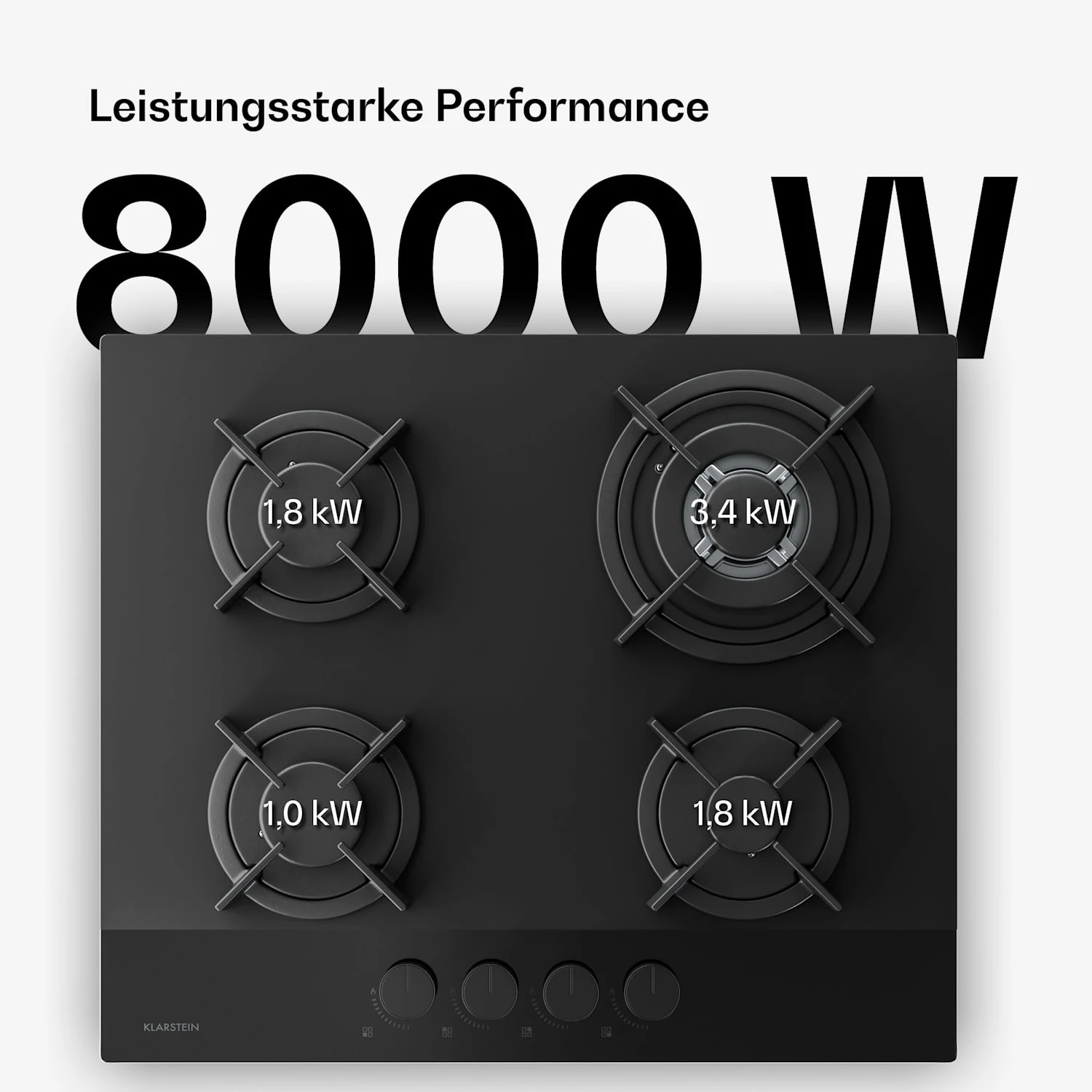 Velaire Gaskochfeld + Kaminhaube | Minimalistisch & Elegant | 60 Cm 5 Velaire Gaskochfeld + Kaminhaube | Minimalistisch & Elegant | 60 Cm – Bild 3