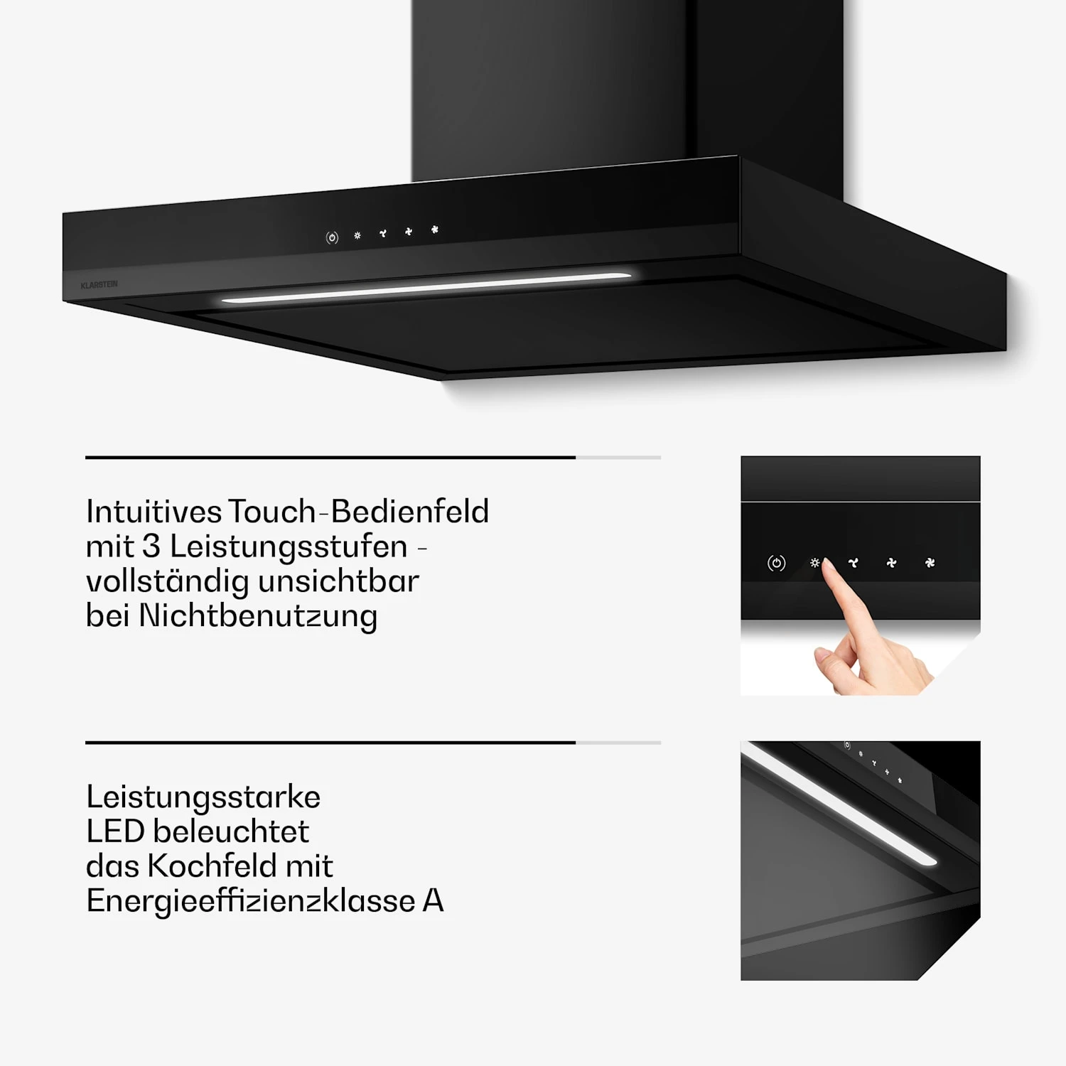 Velaire Gaskochfeld + Kaminhaube | Minimalistisch & Elegant | 60 Cm 13 Velaire Gaskochfeld + Kaminhaube | Minimalistisch & Elegant | 60 Cm – Bild 11